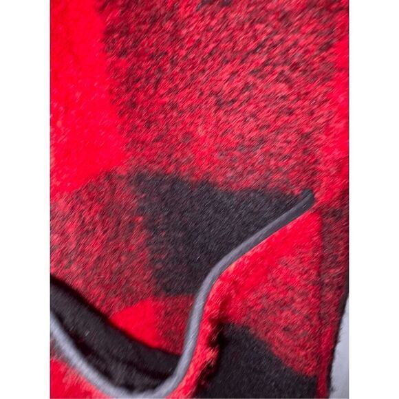 Aritzia Wilfred Free Red Black‎ Plaid Wool Blend Jacket Coat - Picture 7 of 12